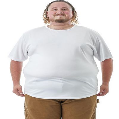 JC DISTRO Big & Tall Mens Premium Dry-Fit Workout & Training Activewear Elong Short Sleeve T-Shirts Red Big-3XL