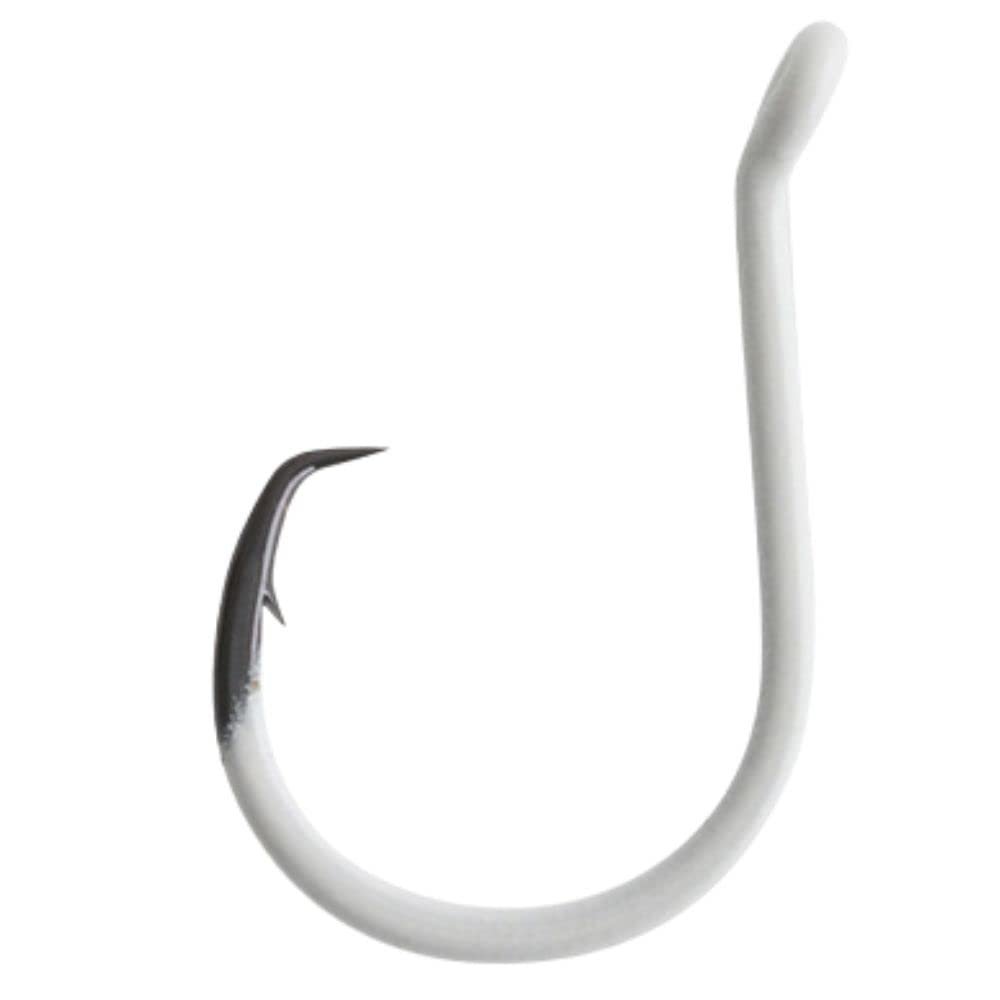 BKK Offset Heavy Circle Glow Hook | 2# | 10-Pack | 2X | Glow in The Dark | Needle Point