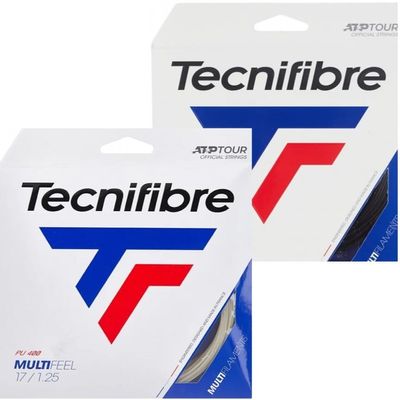 Tecnifibre Multifeel Black Tennis String, 17g (6 Sets)