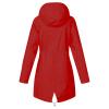 NaRHbrg Women Hooded Raincoat Jacket Lightweight Outdoor Rain Jacket view 3