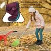 Aomigoct Boys Girls Winter Snow Boots: Waterproof Toddler Little Kid Boot with Fur Lined Easy Handles Unisex Child Warm Booties Comfortable Non Slip Walking view 2