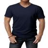 H2H Mens Short Sleeve v Neck t Shirts Navy US 2XL /Asia 3XL (CMTTS0197) view 2