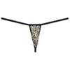 Botmois Sexy Men's Leopard Mini Bikini Thong Underwear Diamond Back Tangas Minimum Coverage G-string Underpants Hot Jockstap 3-Pack(Stripe Leopard,Small Brown Leopard,Big Stripe Leopard) M view 2