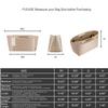 ZTUJO Purse Organizer Insert For Handbag & Tote Shaper,Tote Bag Organizer Insert For Speedy Neverful, 6 Sizes (Large,Silky Beige) view 3
