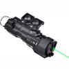 Plastic ML C+ Box Laser Sightswith IR Laser + Red/Green/Blue Laser Sight + IR Fill Light + Strobe/Momentary/Constant Modes Whitelight LED 220 Lumens Flashlightfor 20mm Rail (Green Laser BK) view 1