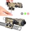 Metal ML C+ Box Laser Sightswith IR Laser + Red/Green/Blue Laser Sight + IR Fill Light + Strobe/Momentary/Constant Modes Whitelight LED 220 Lumens Flashlightfor 20mm Rail (Green Laser DE) view 2