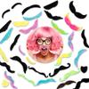 Fake Mustache 48 PCS Colorful Fake Mustaches Self Adhesive Stick on Moustache Fake Beard Costume for Cosplay Mardi Gras Party view 2