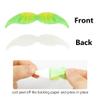 Fake Mustache 48 PCS Colorful Fake Mustaches Self Adhesive Stick on Moustache Fake Beard Costume for Cosplay Mardi Gras Party view 4