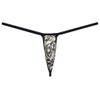 Botmois Sexy Men's Leopard Mini Bikini Thong Underwear Diamond Back Tangas Minimum Coverage G-string Underpants Hot Jockstap 3-Pack(Big Stripe Leopard) XL view 2