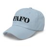 RIVEMUG FAFO Fuck Around and Find Out Dad hat Light Blue view 1