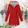 NaRHbrg Women Hooded Raincoat Jacket Lightweight Outdoor Rain Jacket view 2