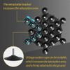 Freestanding Punching Bag with Boxing Gloves, Boxing Bag with Suction Cup Base for Adult Teens-Standing Kickboxing Bag for Home Office GymBlack view 3