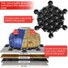 Freestanding Punching Bag with Boxing Gloves, Boxing Bag with Suction Cup Base for Adult Teens-Standing Kickboxing Bag for Home Office GymBlack view 4
