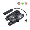 Plastic PEQ-15 Box Laser Sightswith IR Laser + Red/Green Laser Sight + IR Light Illuminator Night Vision Flashlightwith Pressure Switchfor 20mm Rail (Green Laser BK) view 3