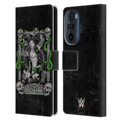 Head Case Designs Officially Licensed WWE Poster Art Randy Orton Leather Book Wallet Case Cover Compatible with Motorola Edge 30