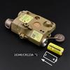 Plastic PEQ-15 Box Laser Sightswith IR Laser + Red/Green/Blue Laser Sight + Strobe/Momentary/Constant Modes Whitelight LED 200 Lumens Flashlightwith Pressure Switchfor 20mm Rail (Green Laser DE) view 3