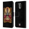 Head Case Designs Officially Licensed WWE Glow Rey Mysterio Leather Book Wallet Case Cover Compatible with Motorola Moto G41