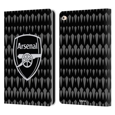 Head Case Designs Officially Licensed Arsenal FC Home Goalkeeper 2023/24 Crest Kit Leather Wallet Case Compatible with Apple iPad Air 2 (2014)
