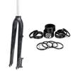 BUCKLOS 26 Mountain Bike Aluminum Alloy Rigid Forks & 11PCS Headset Spacer Black view 1