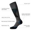 CS CELERSPORT 3 Pack Wool Ski Socks for Men and Women Skiing, Snowboarding, Cold Weather, Winter Performance Socks, Black+Dark Grey+Light Grey, Large view 4