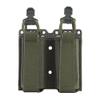 GYDEHUTJ Double Elastic Pistol Pouch,9mm Tactical Belt Magazine Holder Gap Molle Mag Bag view 1