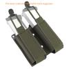 GYDEHUTJ Double Elastic Pistol Pouch,9mm Tactical Belt Magazine Holder Gap Molle Mag Bag view 3