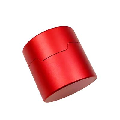 Wokyo Billiards Accessories Chalk Storage Box, Portable Lightweight Mini Round Chalk Box Billiards Chalk Box Aluminum Alloy Accessories (Red)