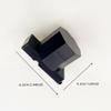Wokyo Octagonal Chalk Holder Silent Chalk Holder Clip Set for Octagonal Billiard Accessories Chalk Holder (Black) view 2