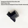 Wokyo Octagonal Chalk Holder Silent Chalk Holder Clip Set for Octagonal Billiard Accessories Chalk Holder (Black) view 3