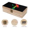 Ankh African Wooden Box with Hinged Lid Keepsake Box Little Container Case Gift for Jewelry Home Storage view 3