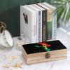 Ankh African Wooden Box with Hinged Lid Keepsake Box Little Container Case Gift for Jewelry Home Storage view 4