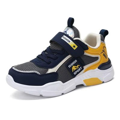 Zonkacen Children Boys Girls Lightweight Soft Anti Skid Fashion Sport Shoes for Spring Autumn Jogging Mountaineering Camping Exercise Climbing Trekking Vacation Gray 5.5 Big Kid