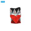 PATIKIL Slim Dart Flights, 3 Pack PET Unique Design Dart Accessories for Steel Tip Dart and Soft Tip Darts, Black Red Silver Tone view 3
