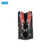 PATIKIL Slim Dart Flights, 3 Pack Aluminum Foil Unique Design Dart Accessories for Steel Tip Dart and Soft Tip Darts, Black Red view 3