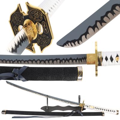 Bowen Yamato Sword,41inches Stainless Steel Katana Real Metal Hand Forged,Game 1:1 Cosplay Sword