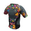 Padded Compression Shirt for Kids YouthBoys Girls Padded Football Protective Shirts for Ski Paintball Baseball Rugby Hockey Soccer Skating view 3