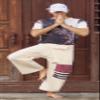 RaanPahMuang Thai Fisherman Pants Loose Yoga, Pirate, Harem, 100% Cotton, Unisex Mens Womens Kimono, Large-X-Large, Muang Cotton - Flag - Natural Cream view 2