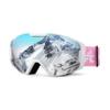 FEISEDY Ski Goggles, OTG Snow Sport Goggles for Adult Youth, Anti-Fog UV400 Protection Bendable Dual-Lenses B2961 view 1
