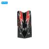 PATIKIL Slim Dart Flights, 6 Pack Aluminum Foil Unique Design Dart Accessories for Steel Tip Dart and Soft Tip Darts, Black Red view 3