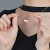 Stocking Stuffers Holiday Outfits for Women 2024 Make A Wish Necklace for Women Heart Initial Necklace Dainty Letter Necklace Trendy Alphabet Name Necklace Initial Pendant Necklace Birthday Christmas Gifts for Stocking Stuffers view 2