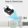 YUEOCT Flat Base Finder Scope Bracket Mount Dovetail Mounting Base Shoe with M5 Screws for Takahashi Telescope Finderscope Refractor Reflector Tak Scopes view 2