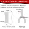 BUCKLOS 1-1/8 Bike Headset Threadless 44-44mm Black & 11PCS Aluminium Alloy Spacers view 4