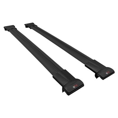 acpar Compatible with Dacia Duster 2010-2013 Car Roof Rack Cross Bar FLY Model BLACK