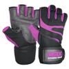 MRX Weightlifting Gloves for Men Workout Gloves Mens Wrist Support Lifting Gloves Male Gym Gloves | Workout Gym Accessories for Men Weight Lifting Fingerless Gym Exercise for Powerlifting view 3