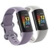 2 Pack Waterproof Bands Compatible with Fitbit Charge 6 / Charge 5 Bands view 1