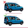 acpar Compatible with Dacia Dokker 2012-2024 Car Roof Rack Cross Bar FLY Model BLACK view 3