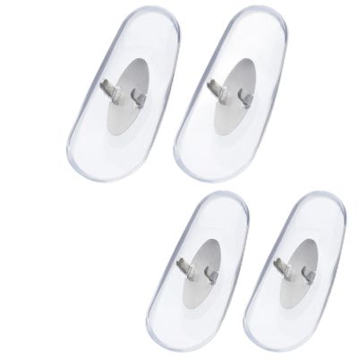 Betterun 2 Pairs Clear Soft Silicone Replacement Nose Pads for Ray-Ban Aviator RB3025/RB3026/RB3030/RB3211/RB3362/RB3445/RB4175