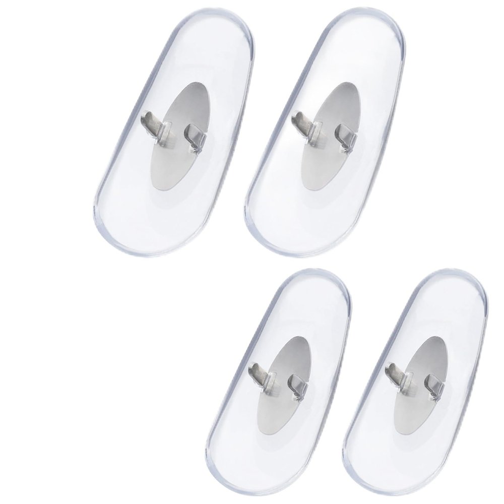 Betterun 2 Pairs Clear Soft Silicone Replacement Nose Pads for Ray-Ban Aviator RB3025/RB3026/RB3030/RB3211/RB3362/RB3445/RB4175