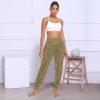 Animal Leopard Print Cheetah Boho Hippie Pants for Women Yoga Harem Pants Sweatpants, 2XL view 3