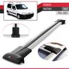 acpar Compatible with Peugeot Partner 1996-2003 Car Roof Rack Cross Bar FLY Model GREY view 3
